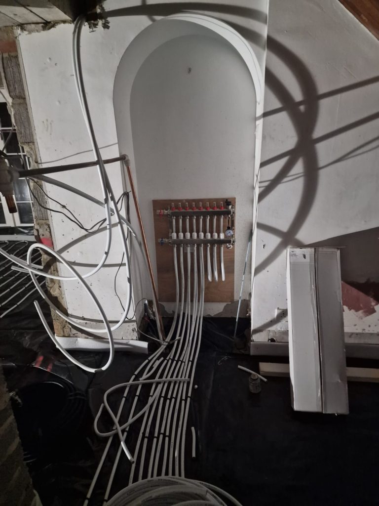 Heating Services in Durham | A recent installation of underfloor heating